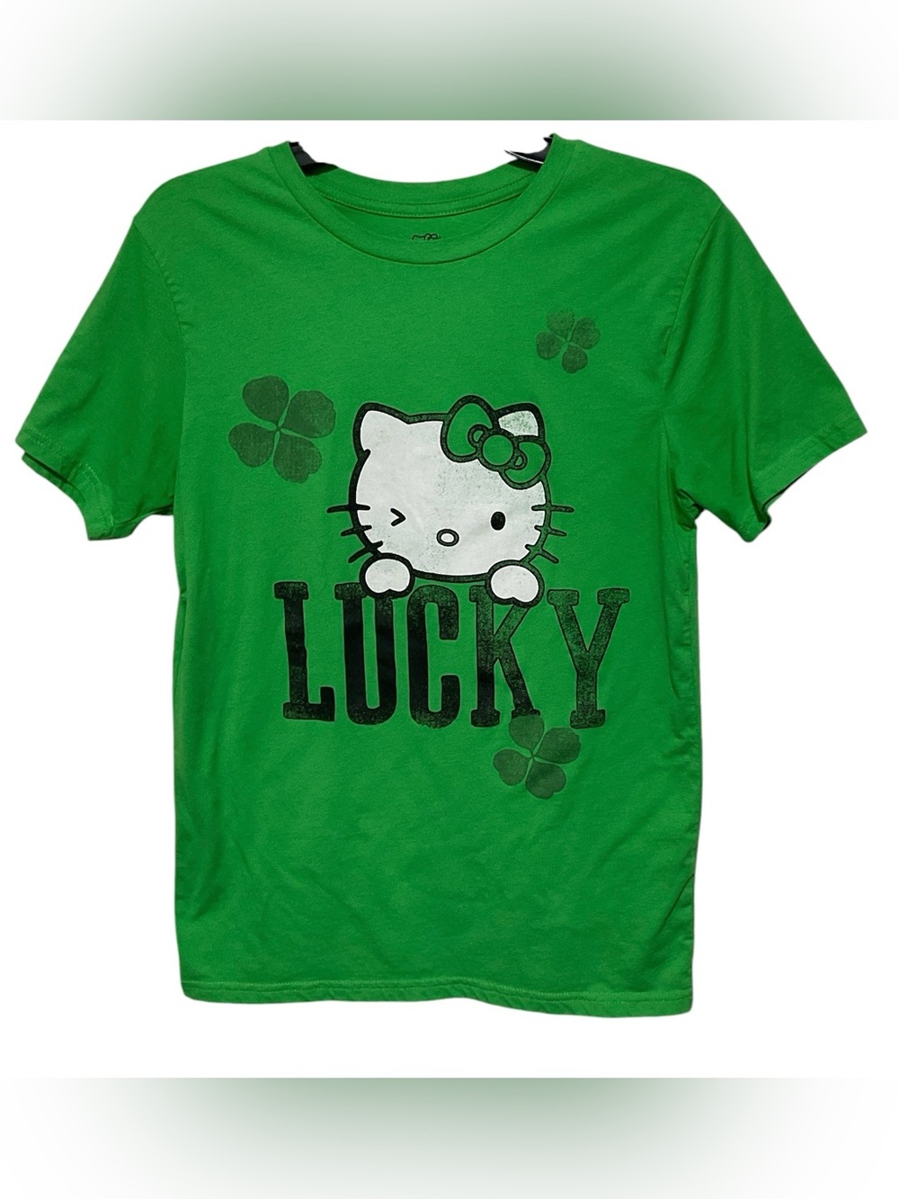 Hello Kitty “Lucky” St. Patrick’s Day Graphic Tee – Size Small
